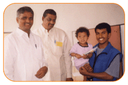 Mr. N Bitra & Bill Bitra with Ravula Chandra Sekhar reddy, M.P. & PVRK Prasad.